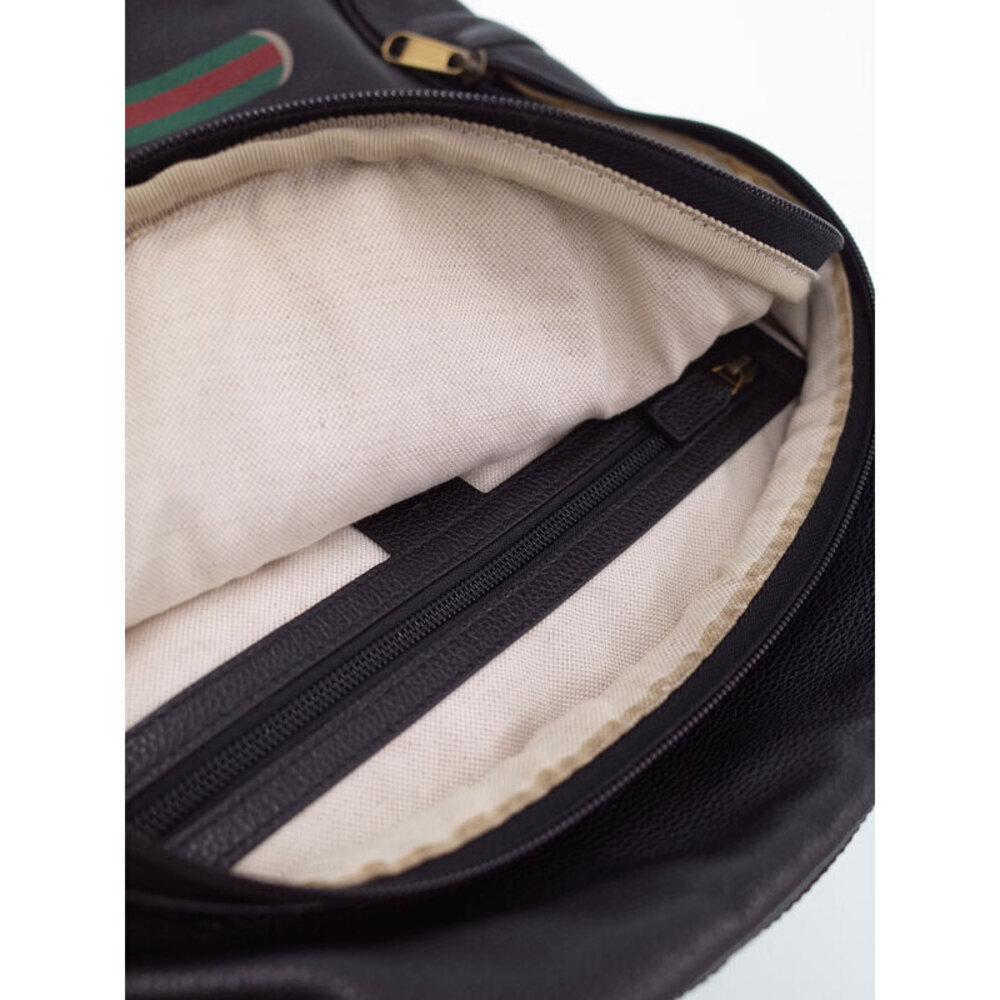 Gucci Leather Black Backpack Print - Picture 9 of 9